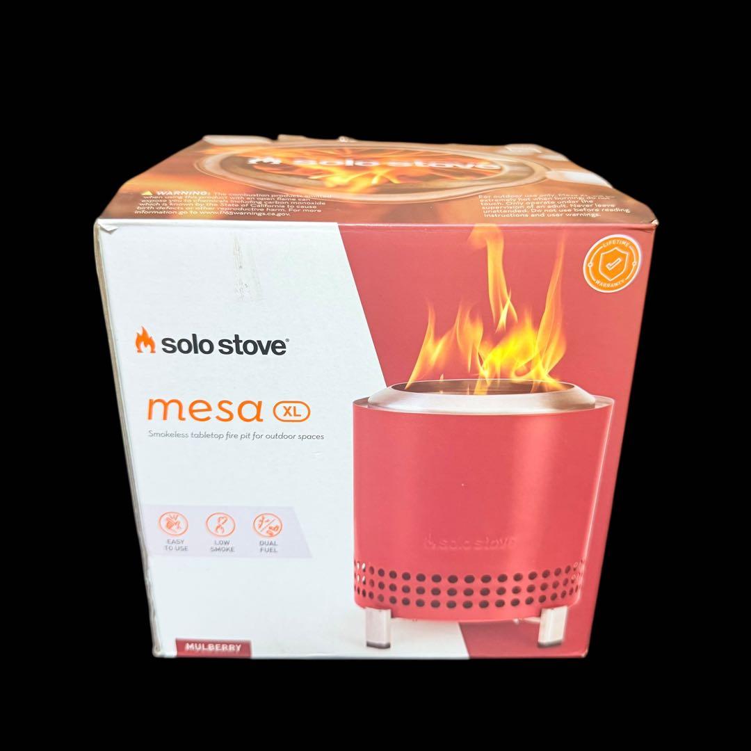 【新品未使用】ソロストーブ メサ　レッド トヨタ