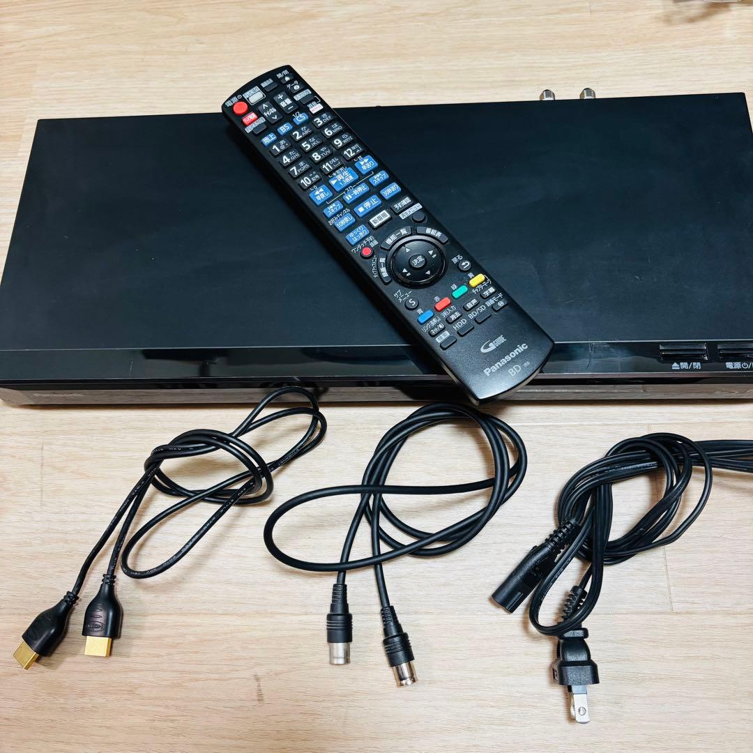 パナソニック DIGA DMR-BRZ1020 ブルーレイレコーダー リモコン付