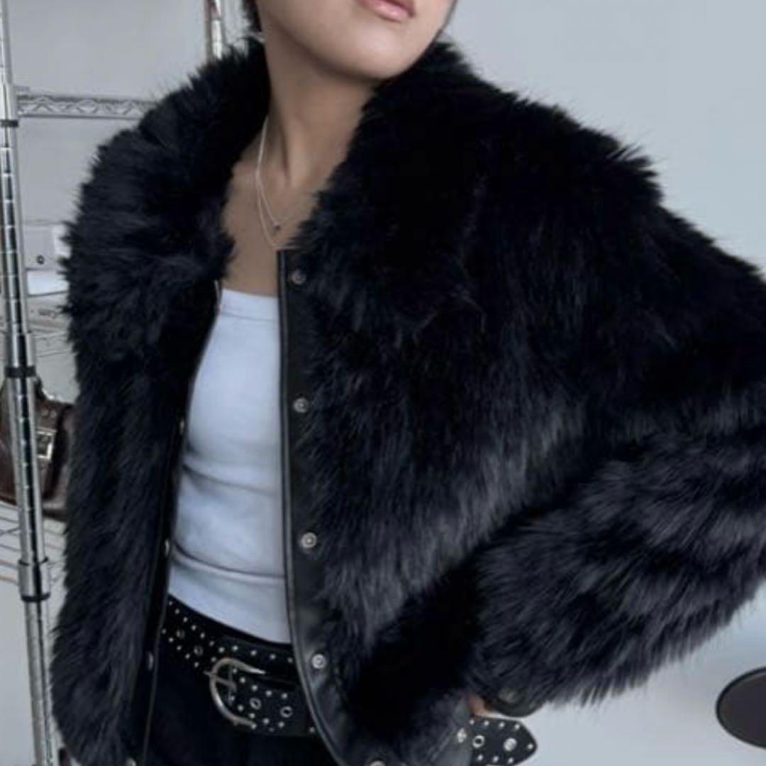 SHAGGIEファーブルゾンジャケット/ファーコート　opium