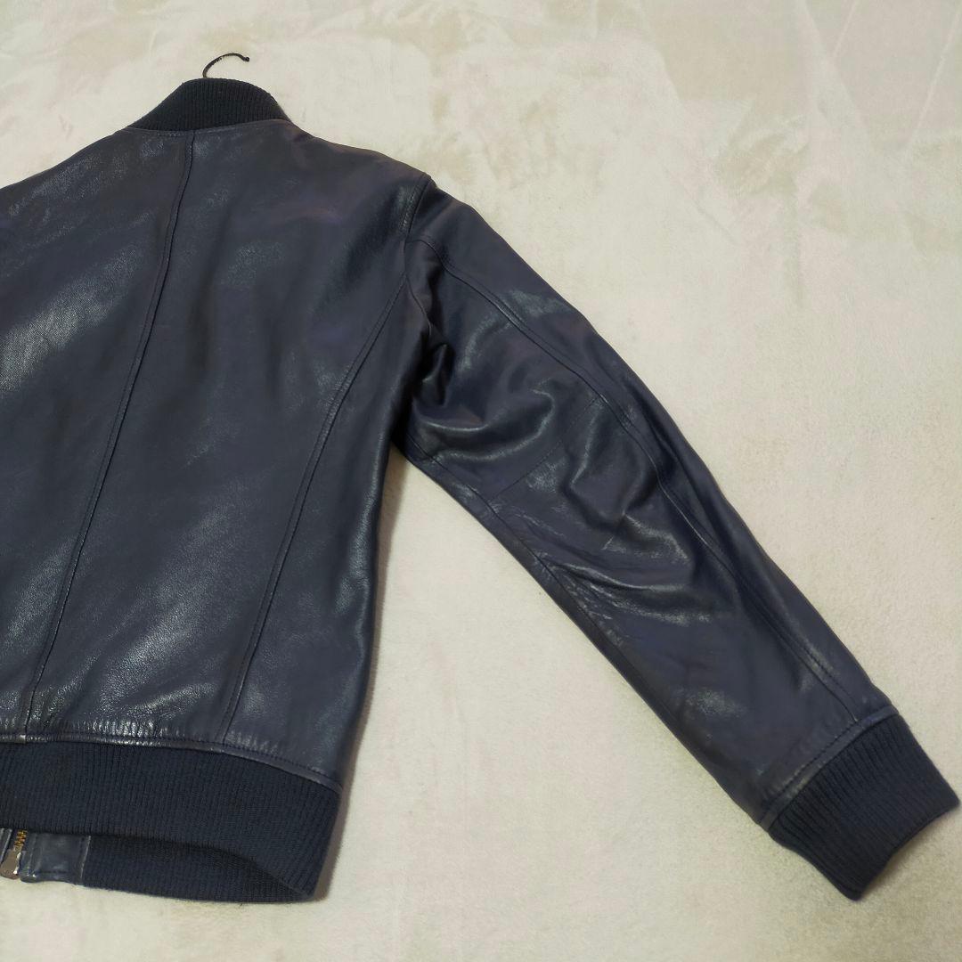 AVIREX　羊革　オールレザーMA-1　Мサイズ