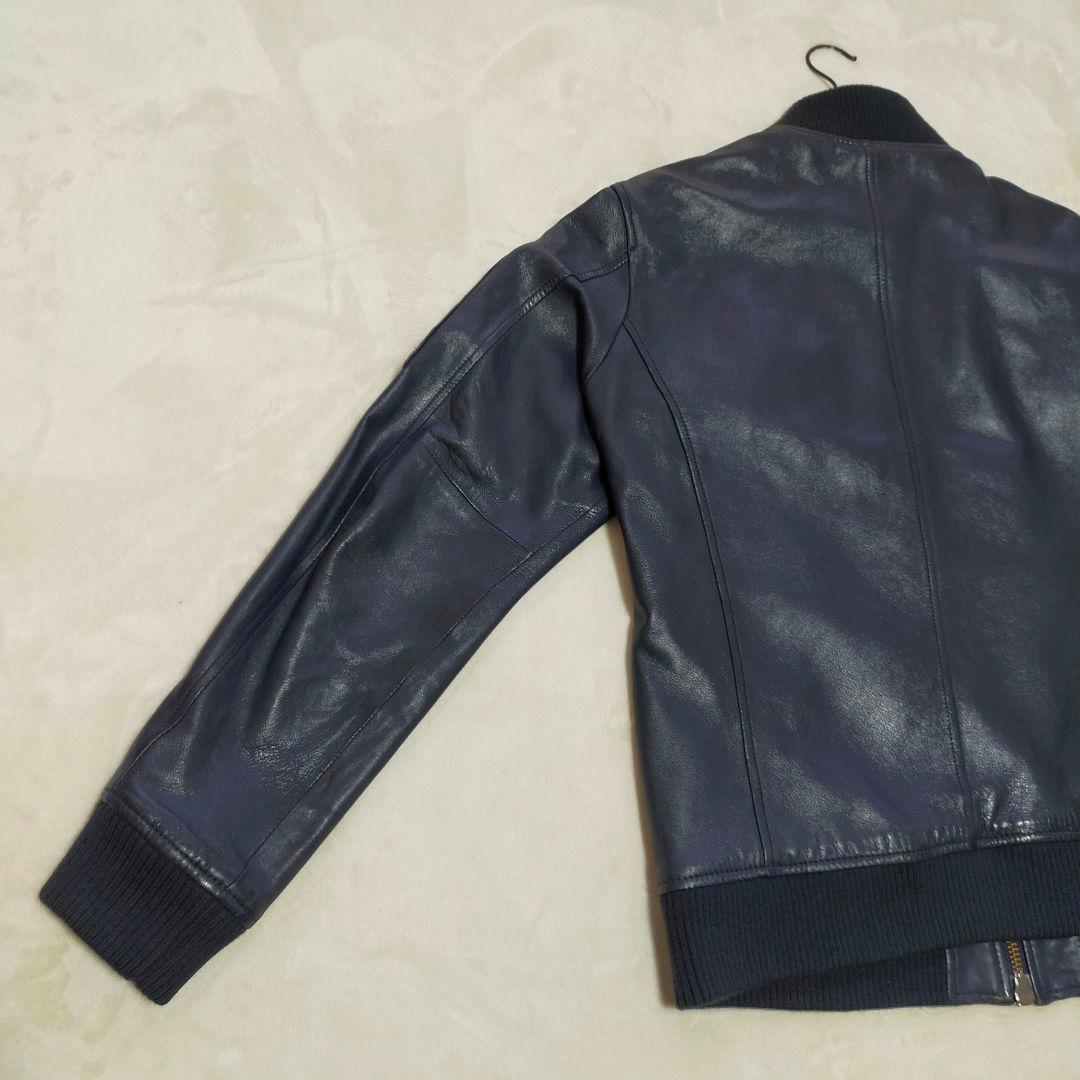 AVIREX　羊革　オールレザーMA-1　Мサイズ