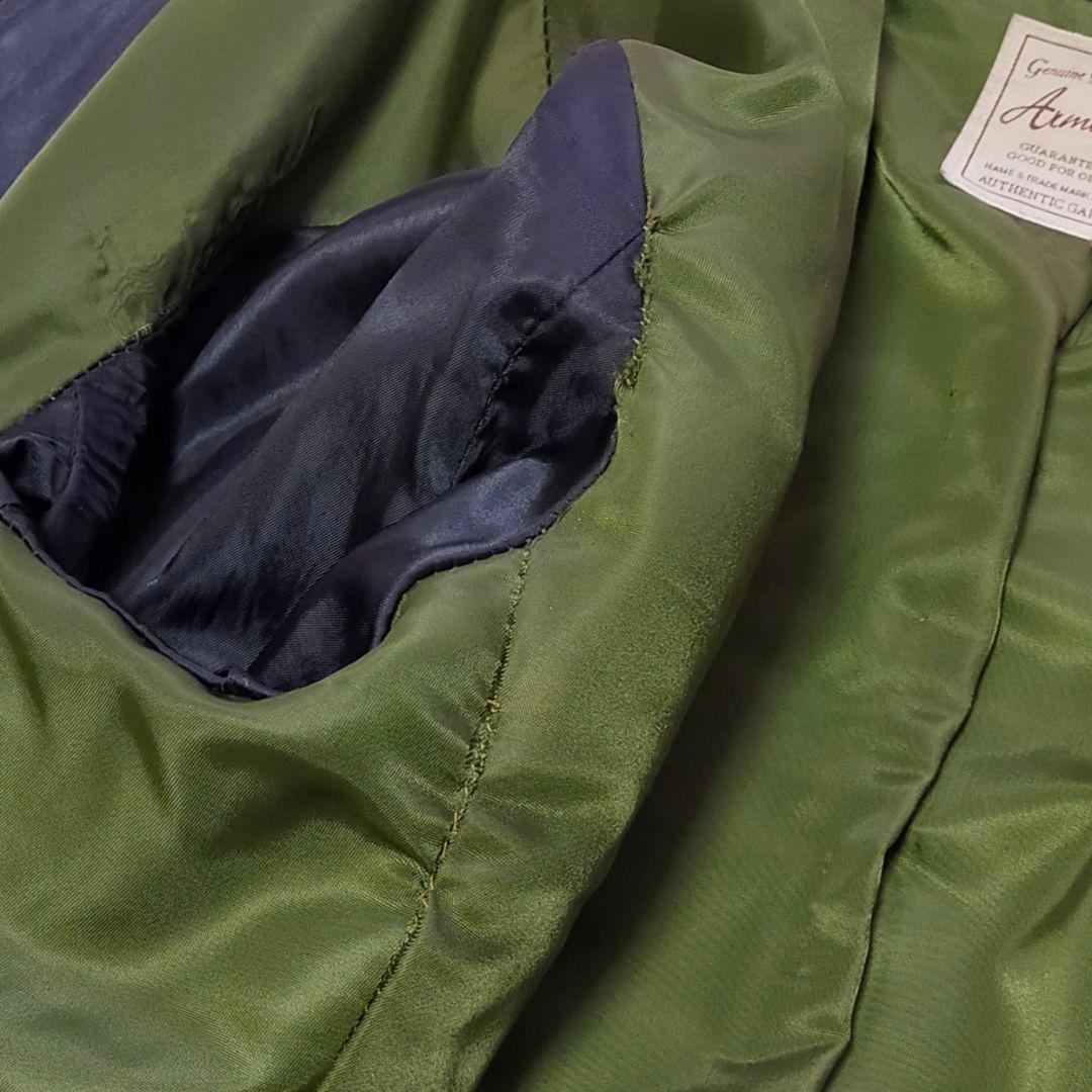 AVIREX　羊革　オールレザーMA-1　Мサイズ