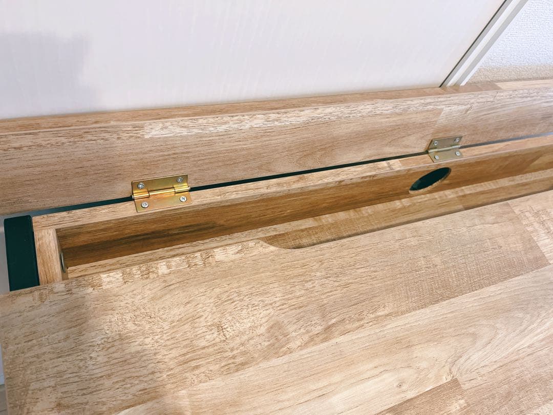 木目調デスク 幅98 スチール脚