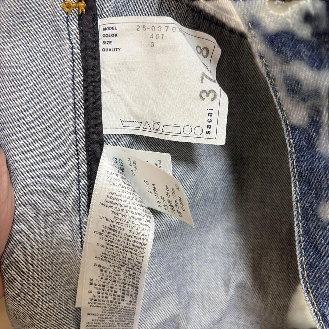 sacai×Levi's デニムジャケット Lサイズ