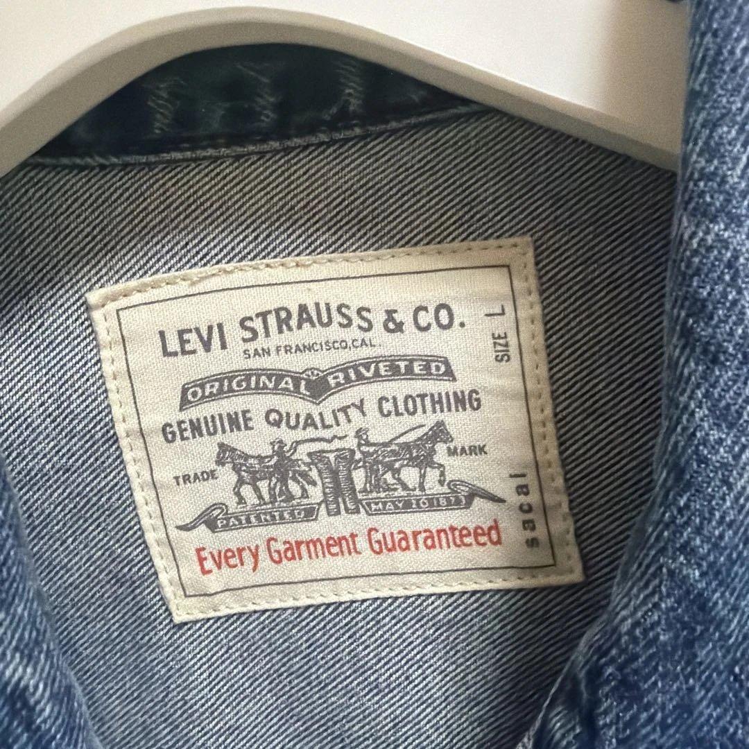 sacai×Levi's デニムジャケット Lサイズ