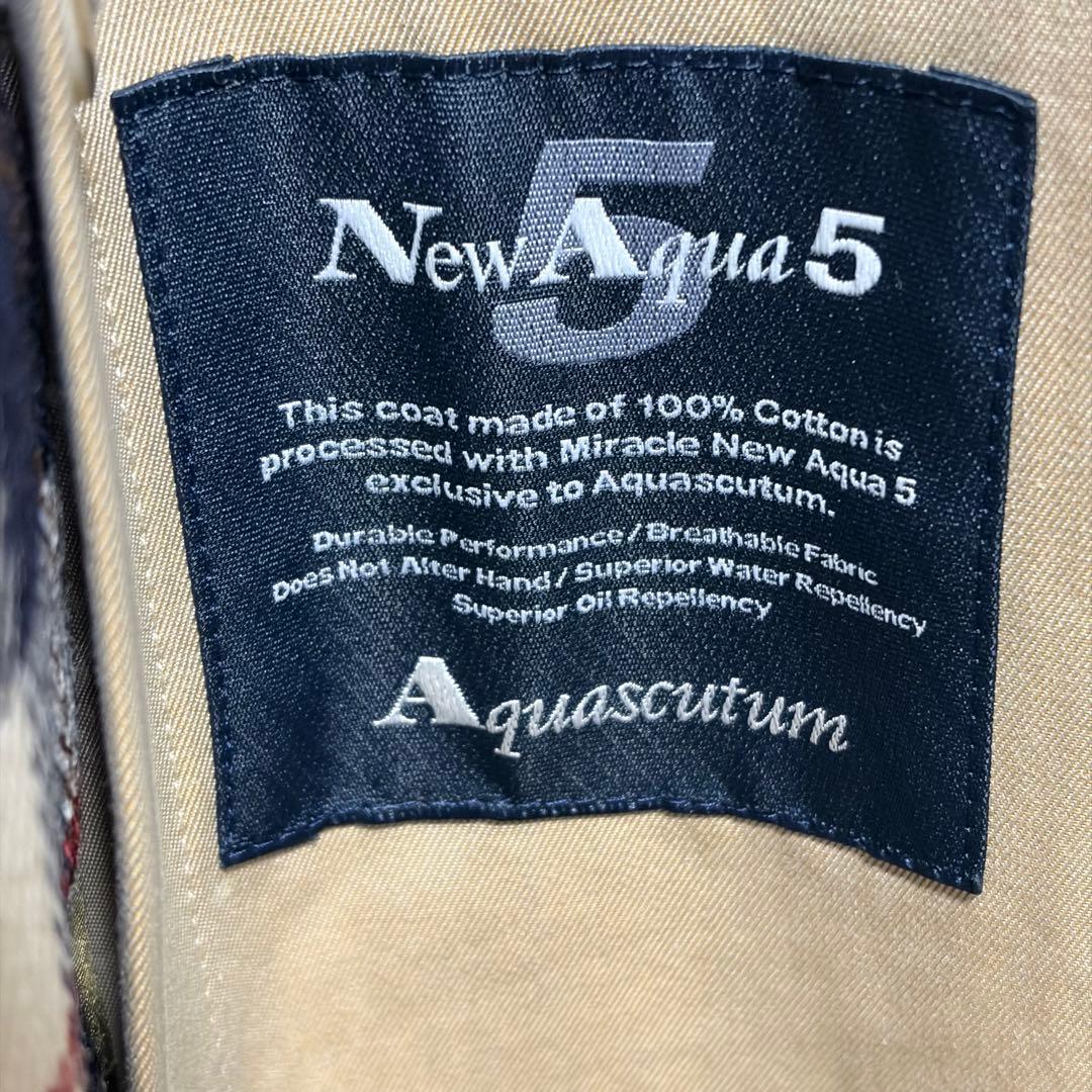 【日本製】アクアスキュータム トレンチコート ライナー付 M〜L