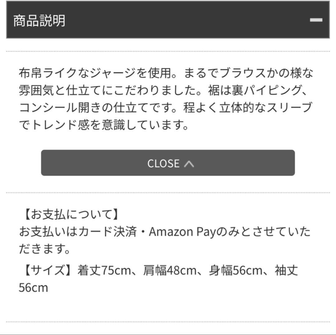 LOHEN カーブスリーブロングTシャツ　ホワイト　Free size 未使用品