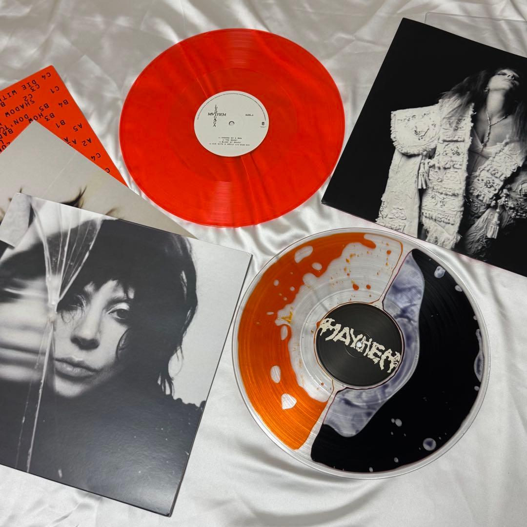 新品 Lady Gaga MAYHEM BAD WORLD盤 液体入り 2LP