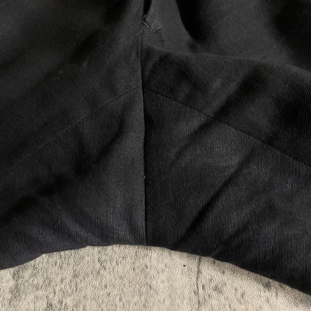 最高級 リネンブレンド ウール dunhill ダンヒル ダブルブレストスーツ