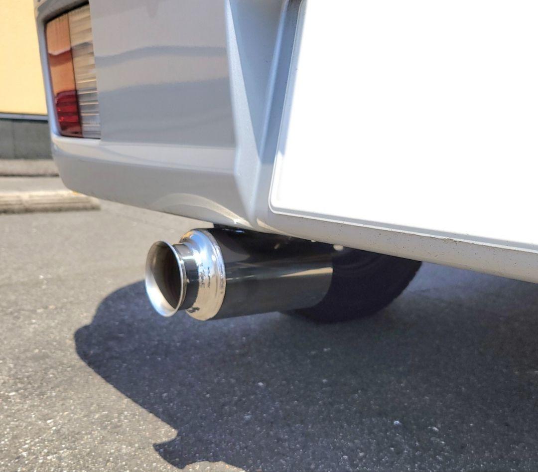 aオールステンレスDA17Vスズキエブリイバン(NA)用マフラーカッター軽自動車