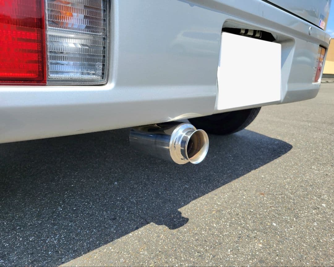 aオールステンレスDA17Vスズキエブリイバン(NA)用マフラーカッター軽自動車