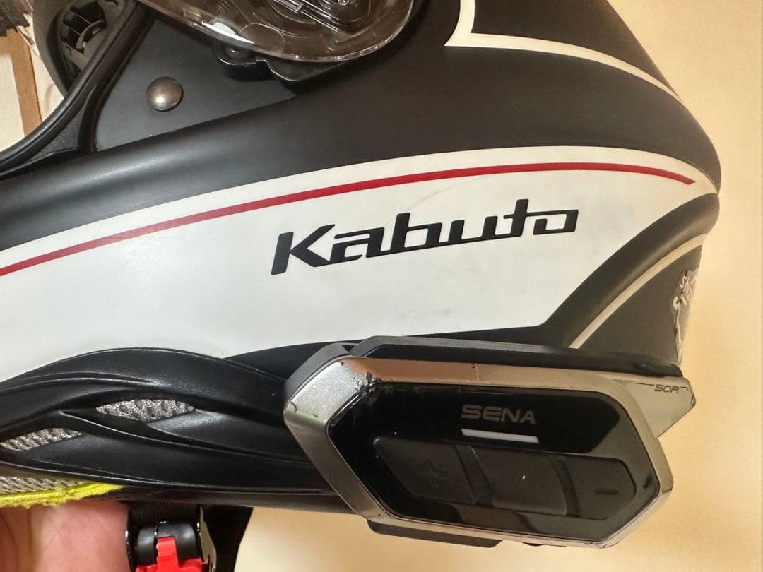 【美品】Kabuto AEROBLADE-5 + SENA 50Rインカムセット