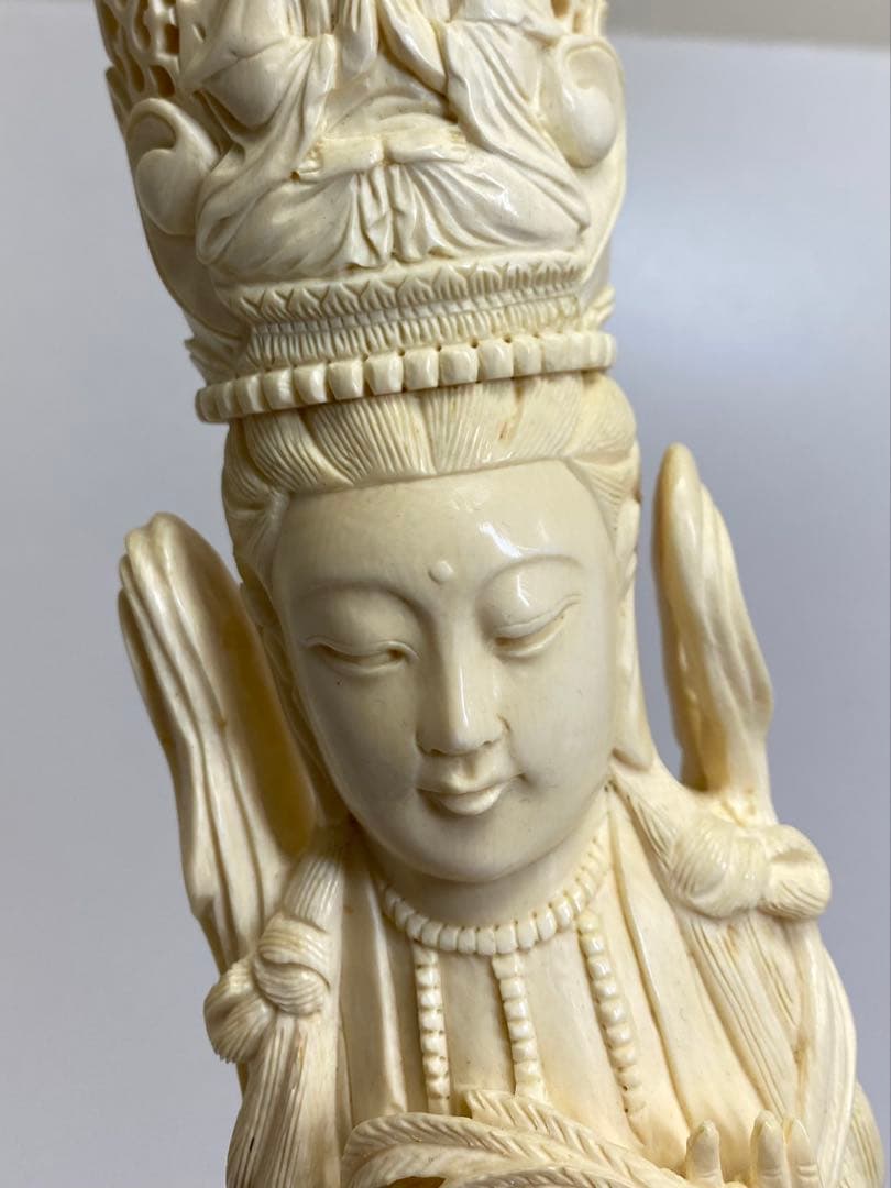 専用　極上　特大観音像　55cm 1821g 東け8-0104 ⭐︎げ