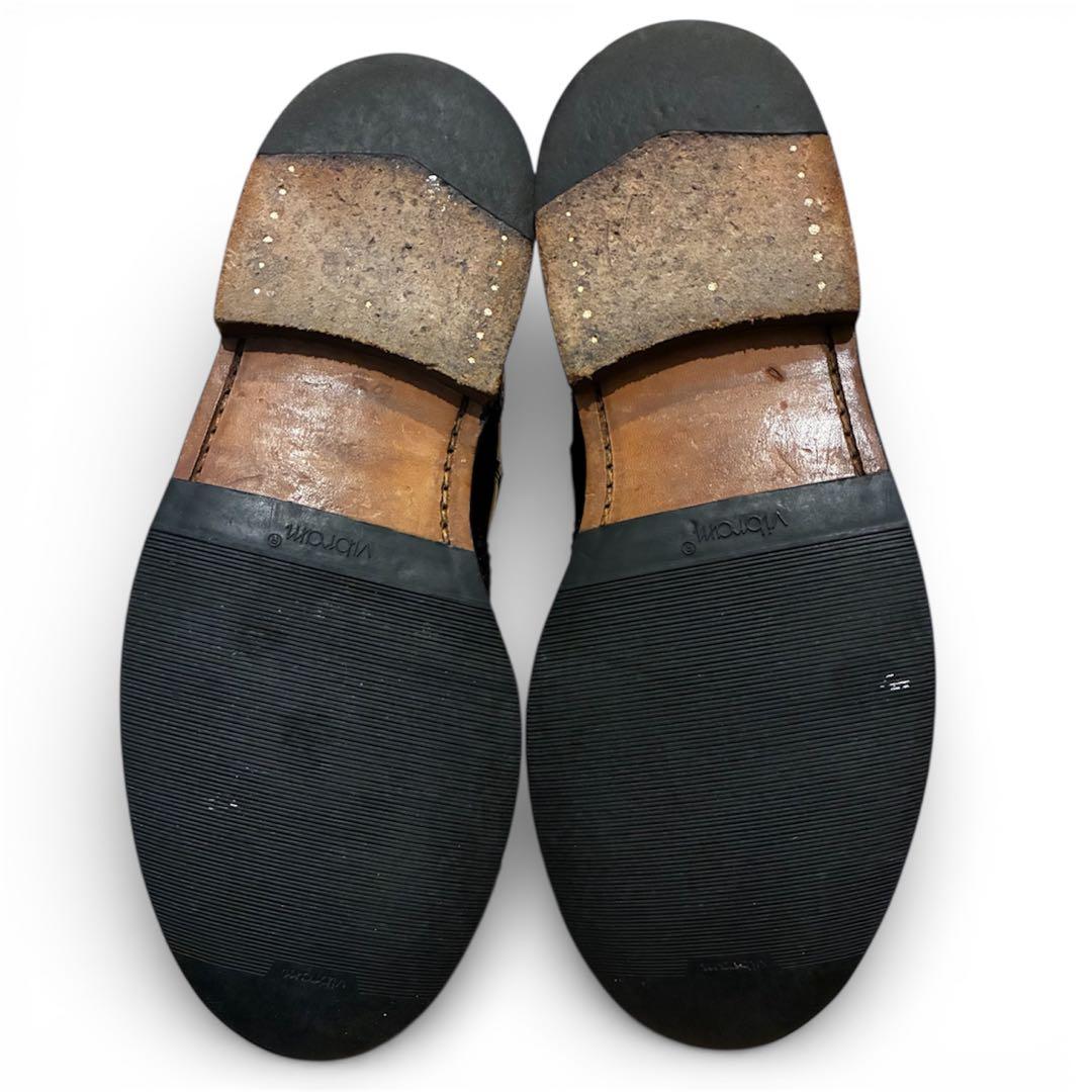 美品◆Tricker'sサイドゴアブーツ 黒チェルシーブーツ UK7.5