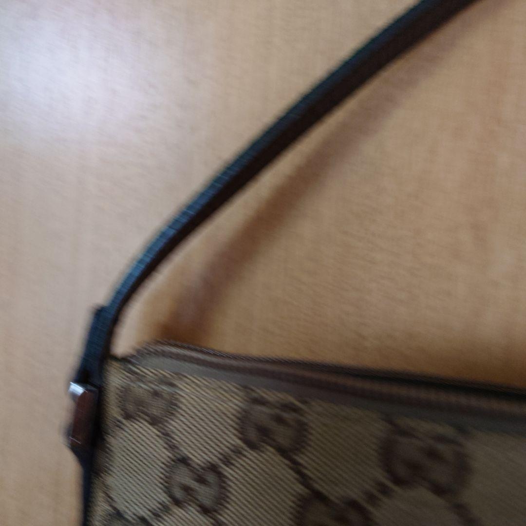 GUCCI GGパターン ショルダーバッグ ブラウン