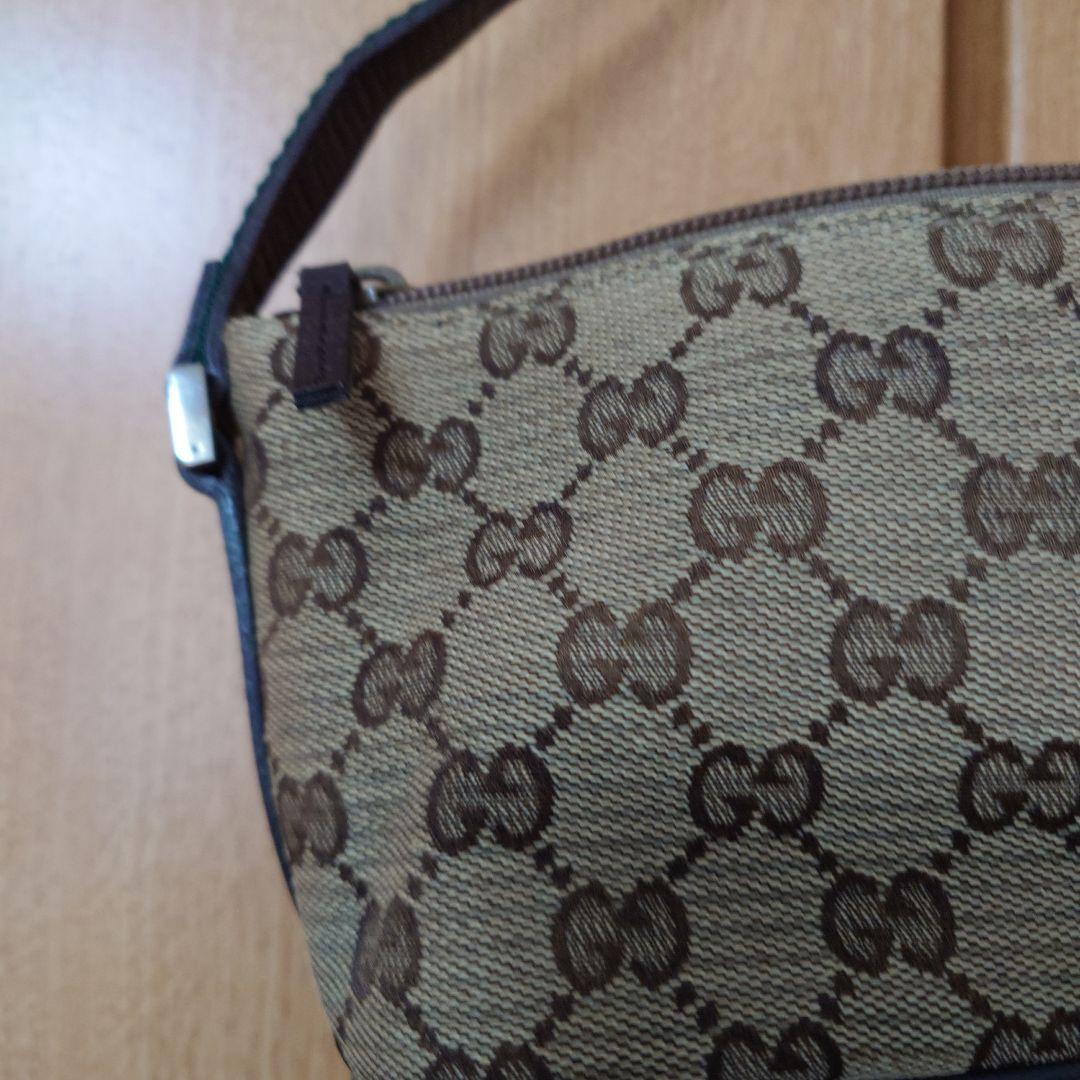 GUCCI GGパターン ショルダーバッグ ブラウン