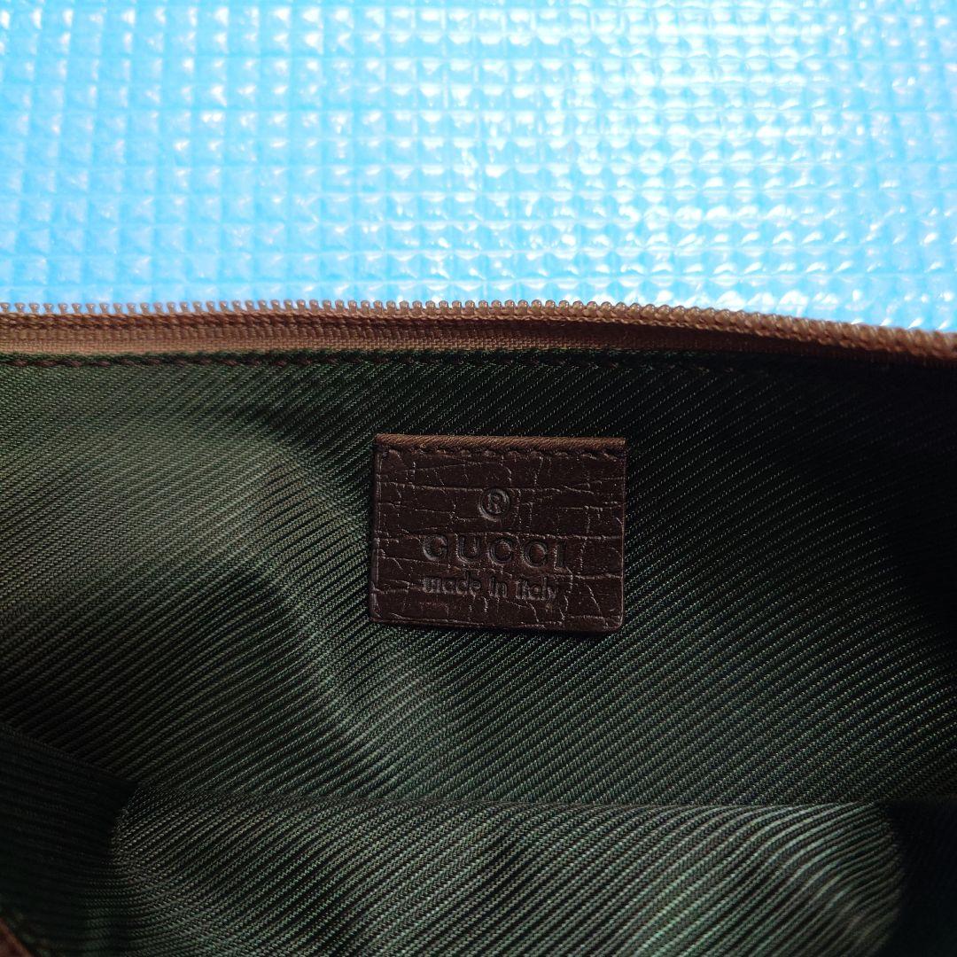 GUCCI GGパターン ショルダーバッグ ブラウン