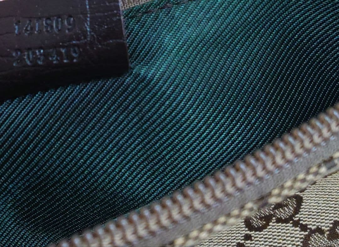 GUCCI GGパターン ショルダーバッグ ブラウン