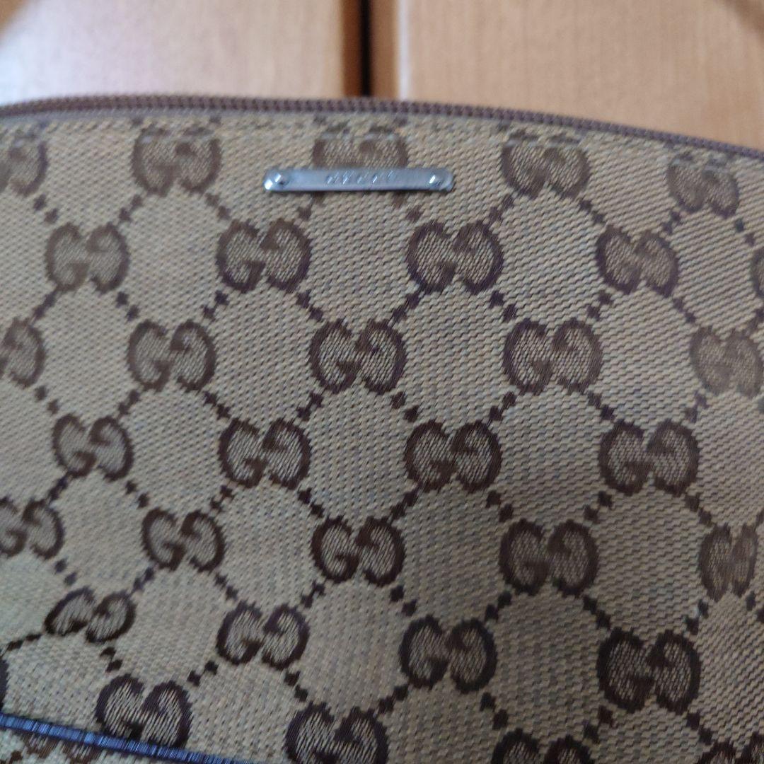 GUCCI GGパターン ショルダーバッグ ブラウン