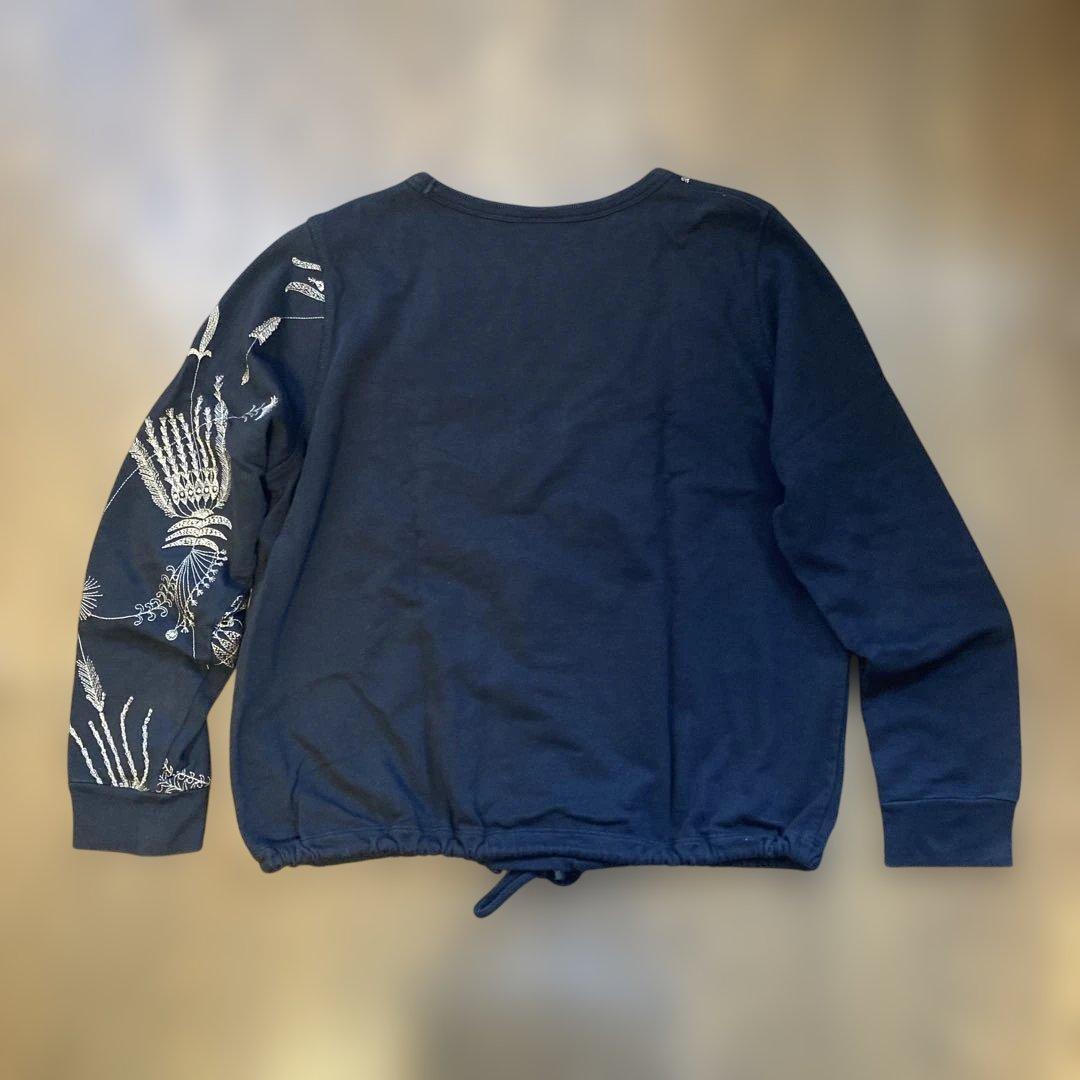 DRIES VAN NOTEN 植物柄刺繍 スウェット Small