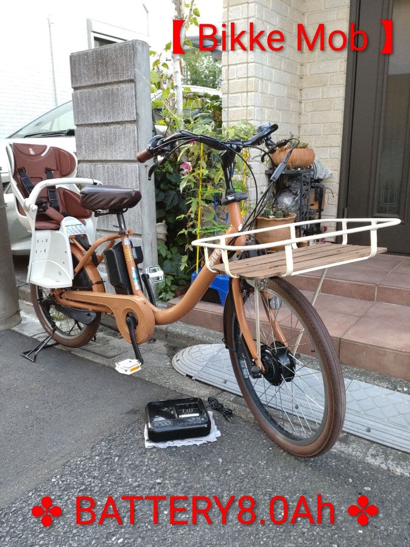 配送可★直接引渡可★カスタム【現行型ビッケモブ】電動アシスト自転車★３人乗子供乗