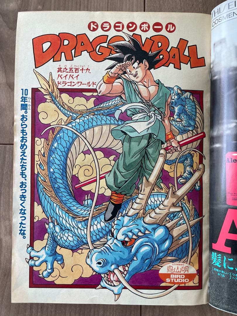 週刊少年ジャンプ　ドラゴンボール最終回　1995年25号