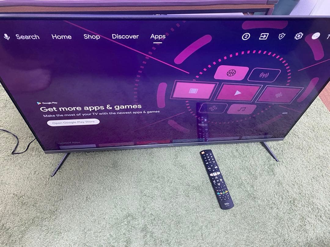 TCL 43P8B 43インチ 4K UHDテレビ