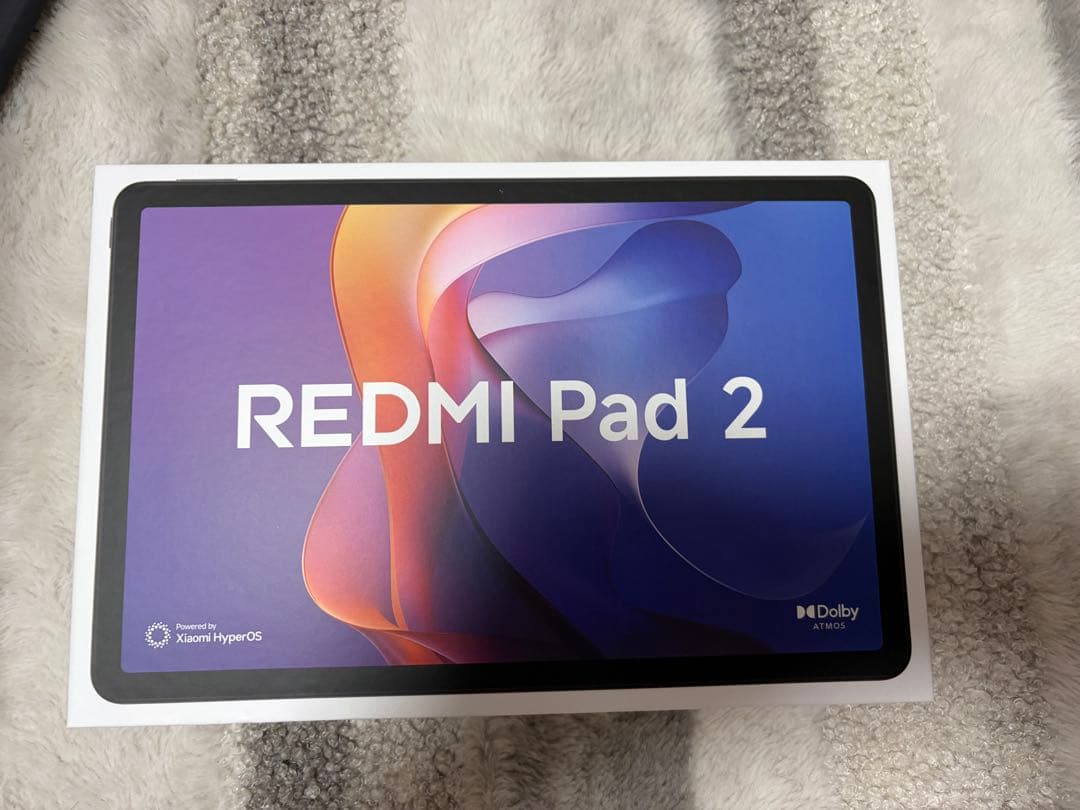 REDMI Pad 2 本体 + カバー　ラベンダー、4GB 128GB