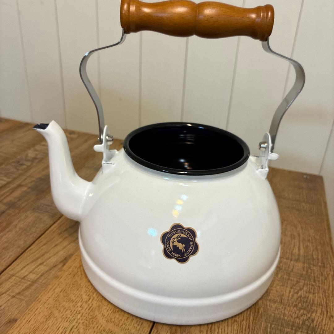 新品 月兎印 ケトル 2.2L ホワイト