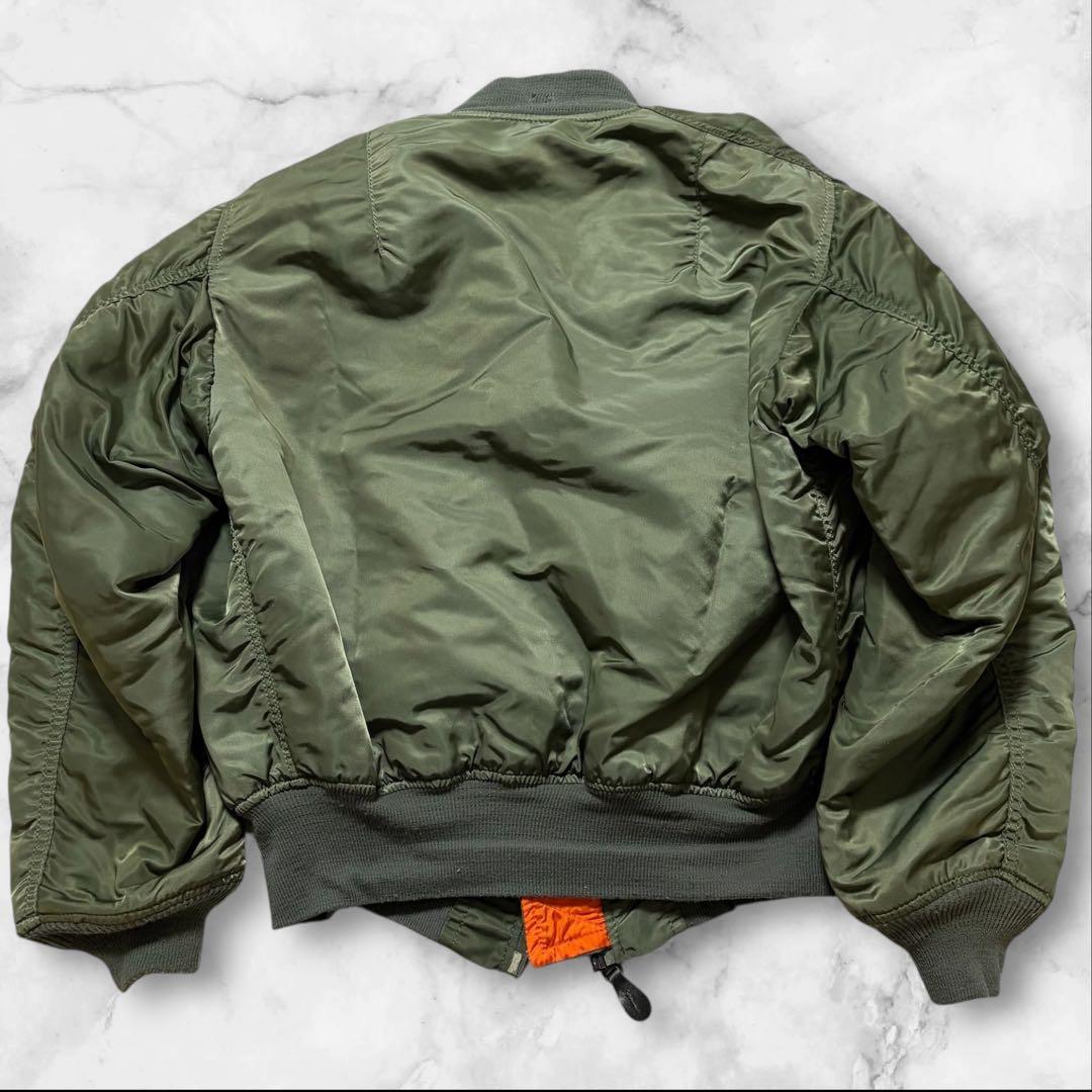 旧タグ80s アルファ MA-1フライトジャケット 空軍 アメリカ製 米国古着