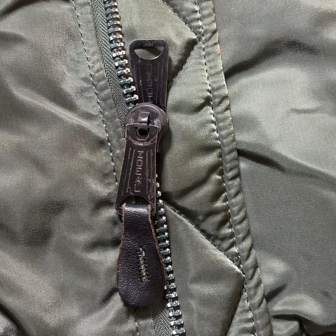 旧タグ80s アルファ MA-1フライトジャケット 空軍 アメリカ製 米国古着