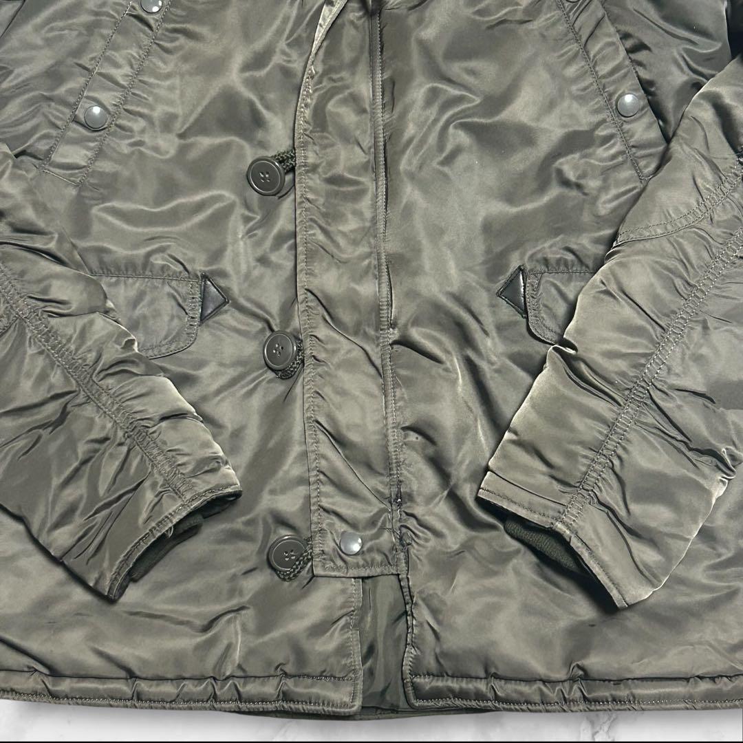 【美品】ALPHA N-3B 90s USA製 ファー　ミリタリージャケット