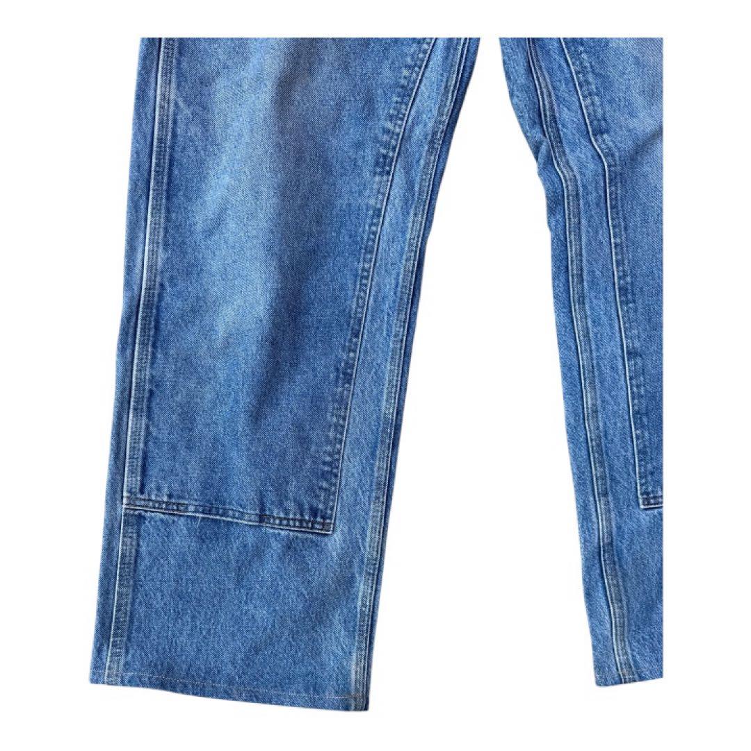 雰囲気○ 00s USA製 36×30 carhartt ダブルニーデニムパンツ