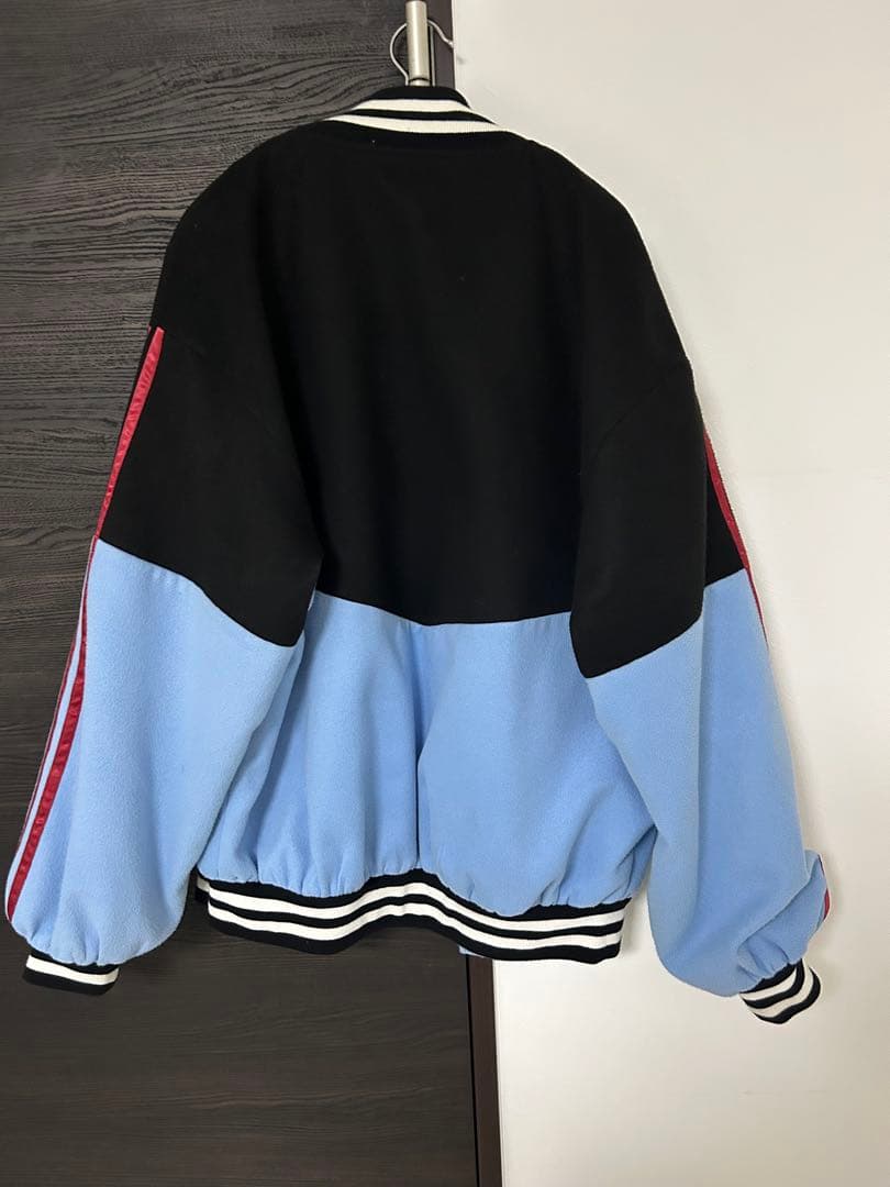 KMK ダブルロゴワッペン/Arm LINE切替ビッグトラックスタジャン