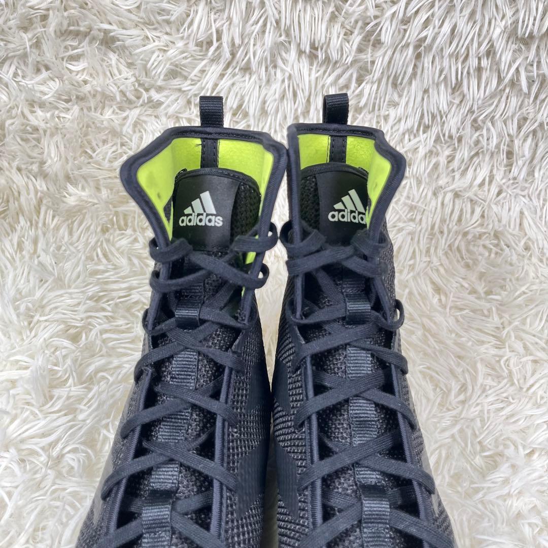 未使用極美品　アディダス　ボクシングシューズ BOXHOG3 メッシュ　ブラック
