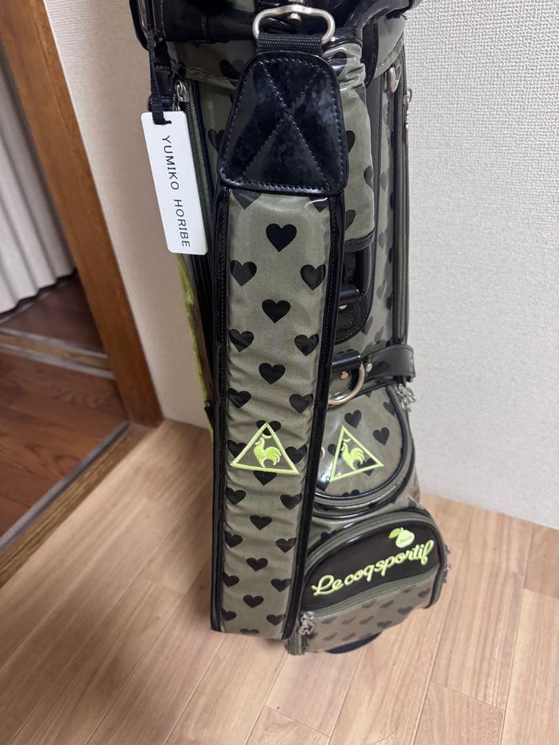 le coq sportif ルコックゴルフ キャディバッグ ハート柄