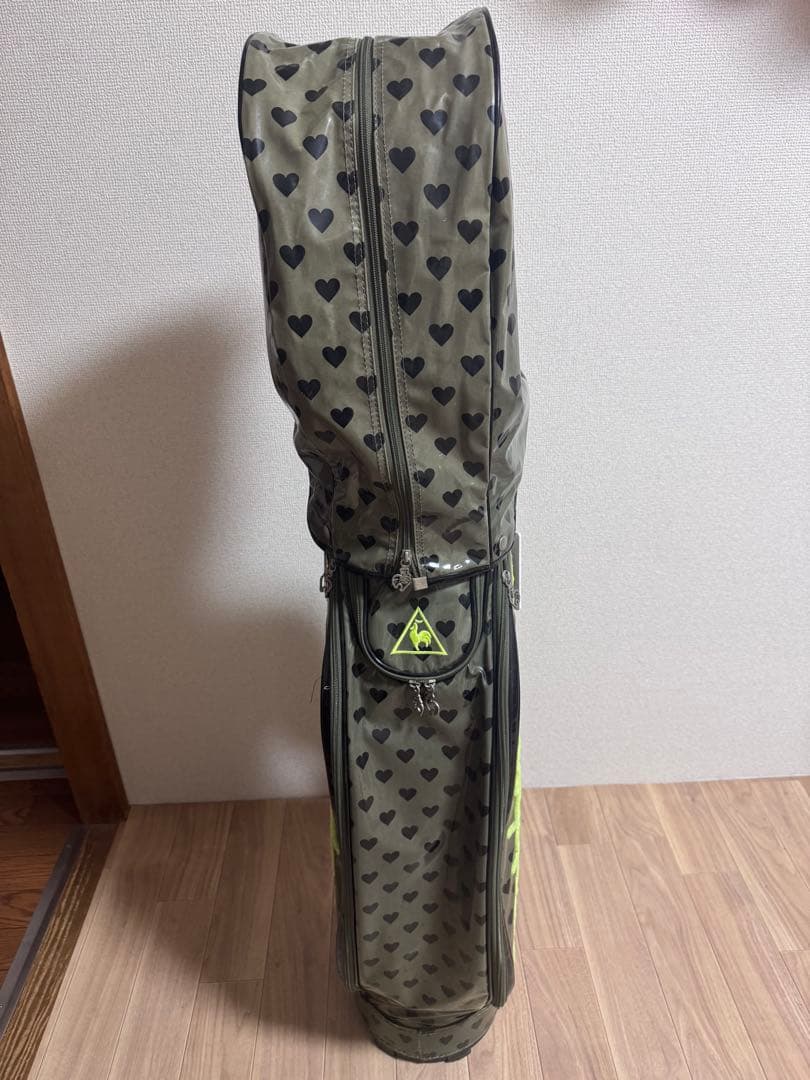 le coq sportif ルコックゴルフ キャディバッグ ハート柄