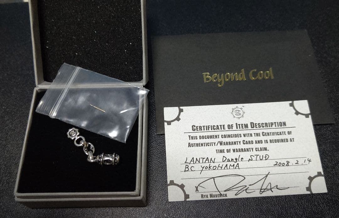 STARLINGEAR ランタンダングルスタッド ピアス ２種類ポスト有り