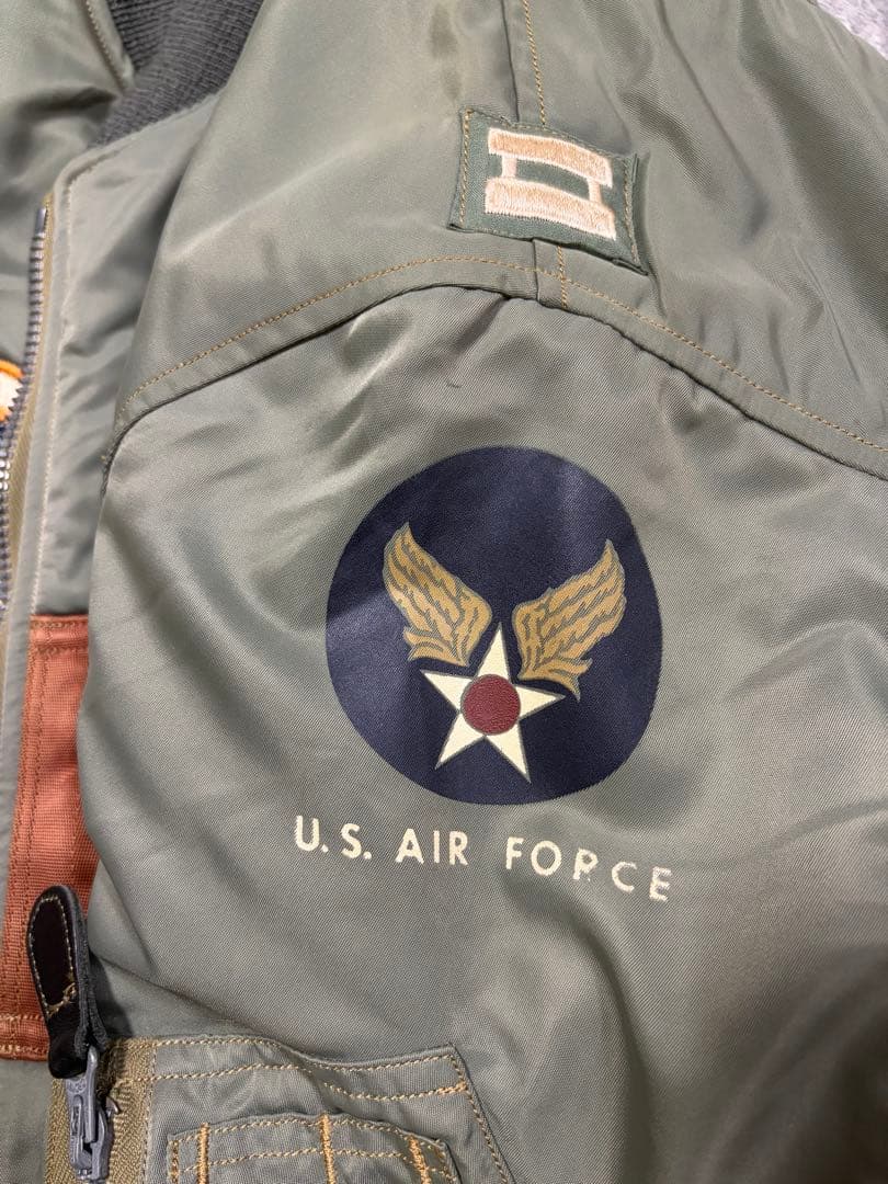 バズリクソンズ MA-1 フライトジャケット ワッペン Ｌサイズ