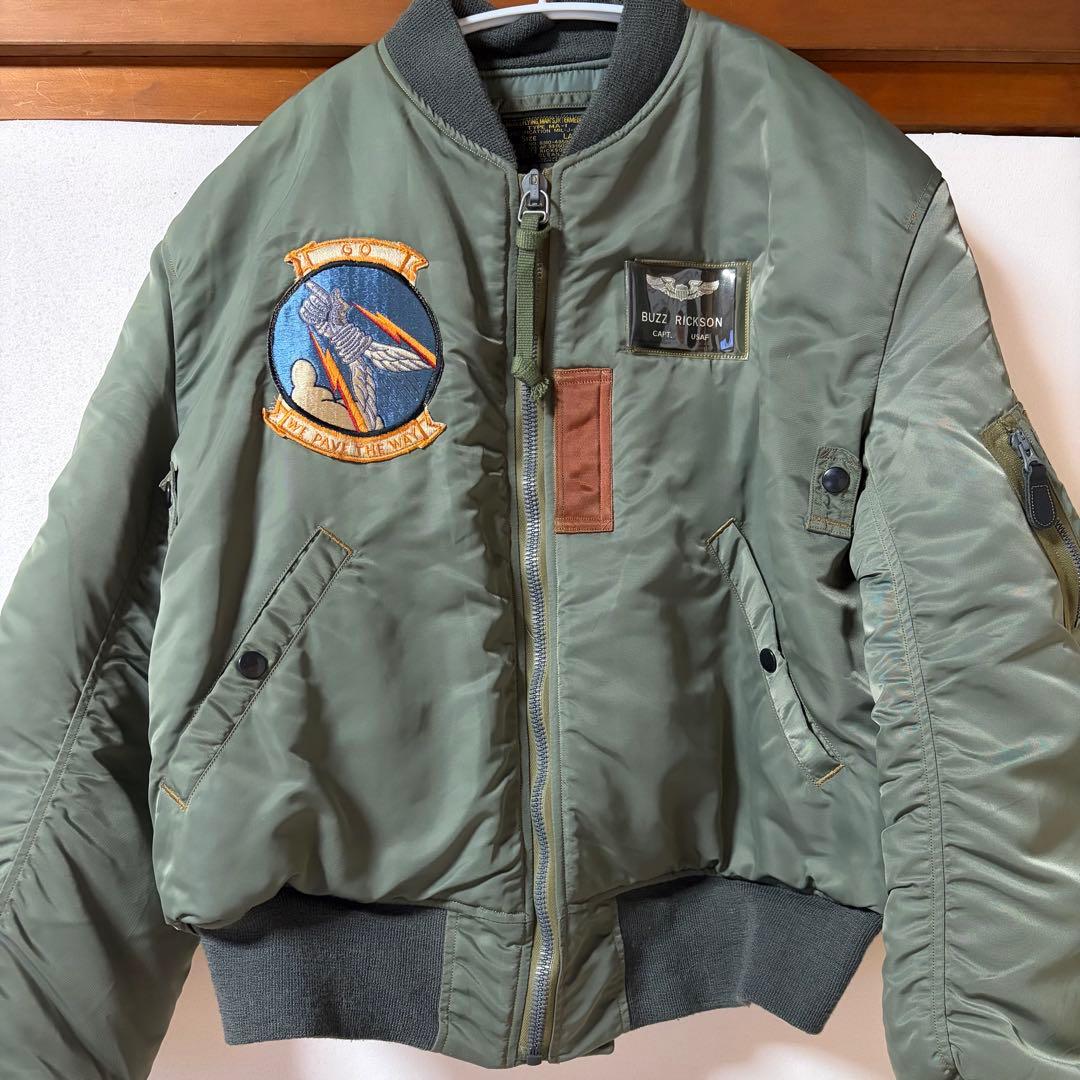 バズリクソンズ MA-1 フライトジャケット ワッペン Ｌサイズ