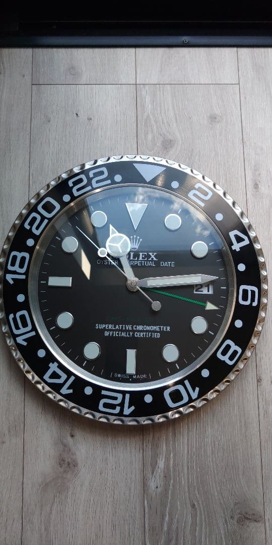 ロレックス　gmtマスター　風　壁掛け時計　美品　デイトナ