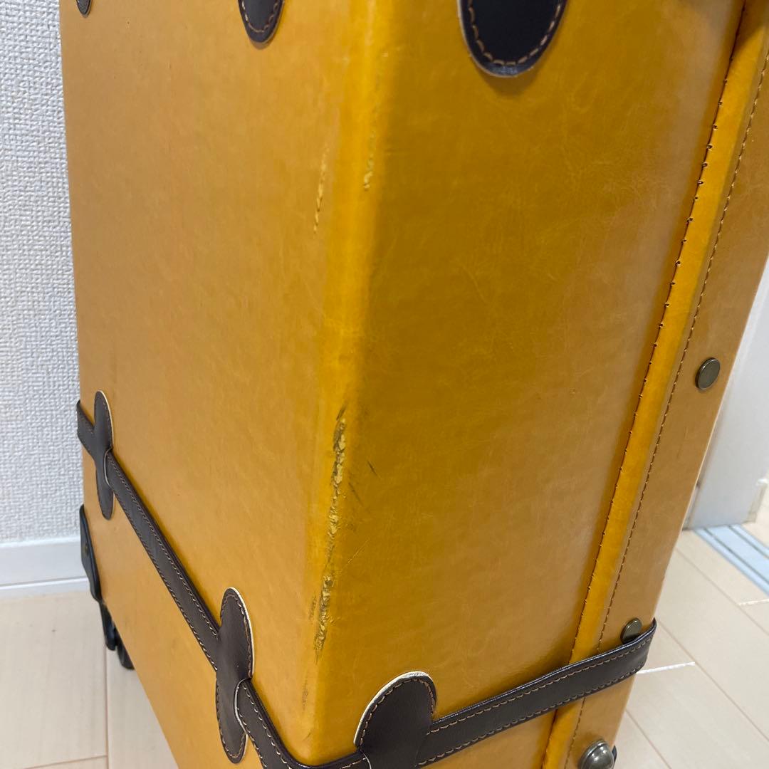 最終値下　廃盤　リトルミイ　キャリーケース　スーツケース　革　イエロー　50L