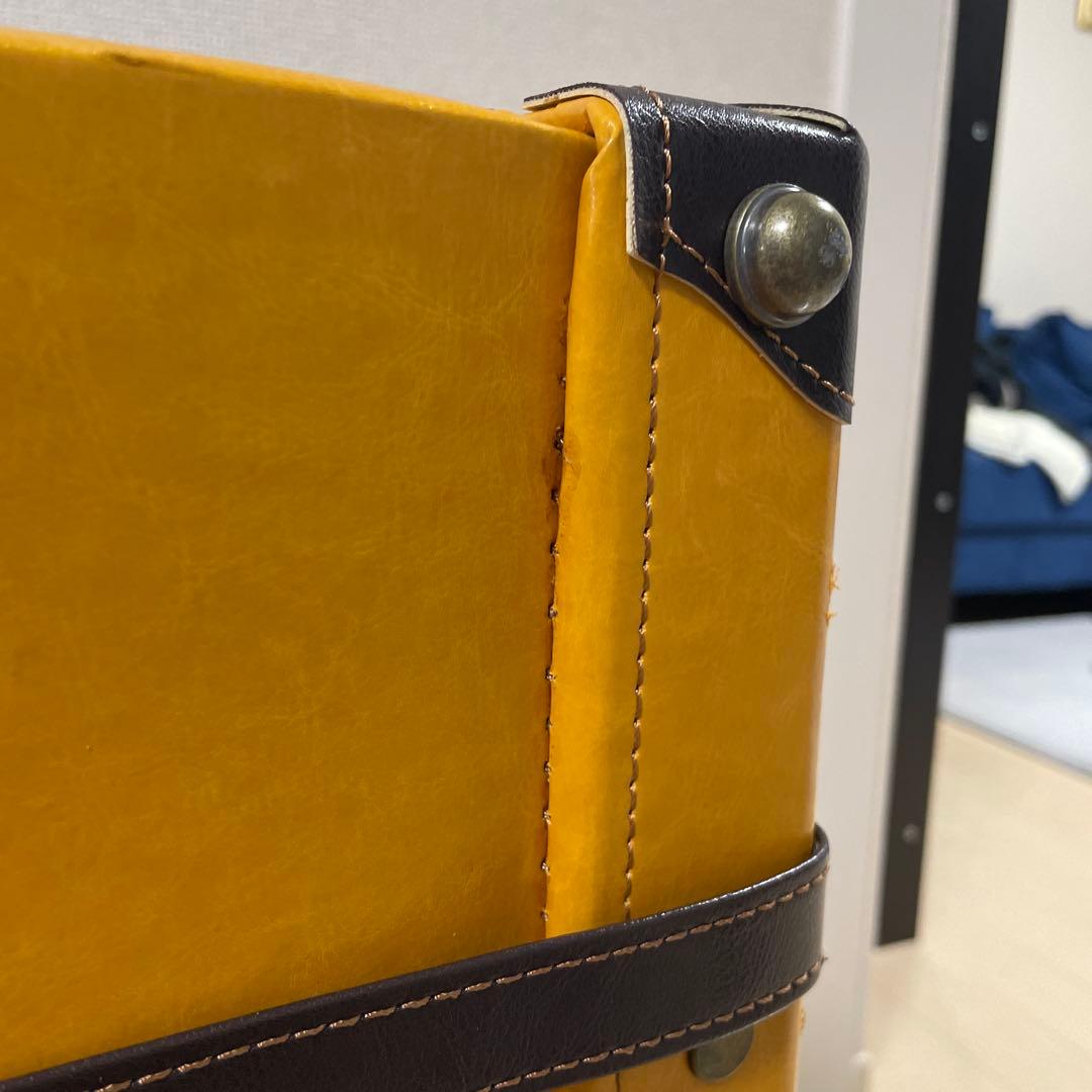 最終値下　廃盤　リトルミイ　キャリーケース　スーツケース　革　イエロー　50L