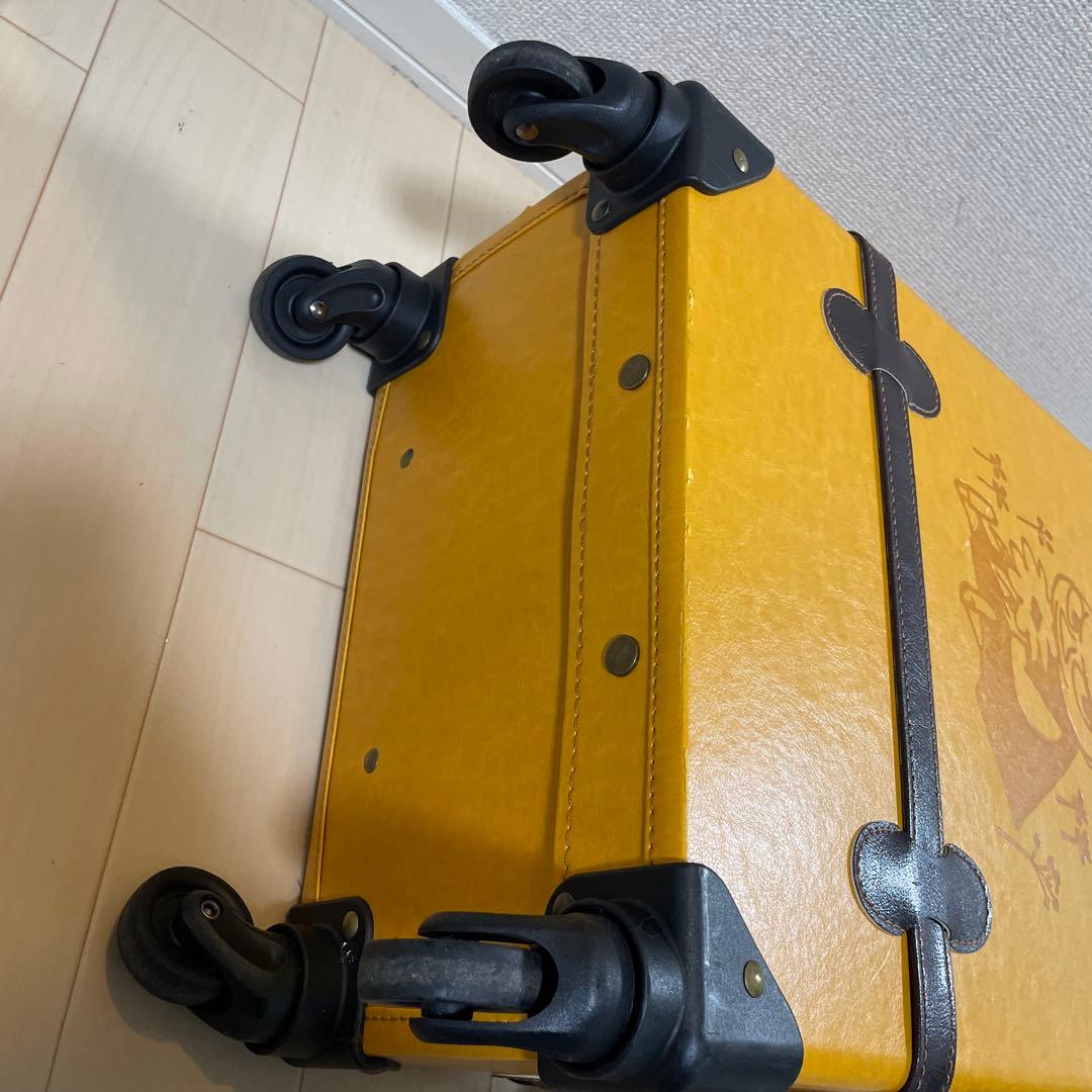 最終値下　廃盤　リトルミイ　キャリーケース　スーツケース　革　イエロー　50L