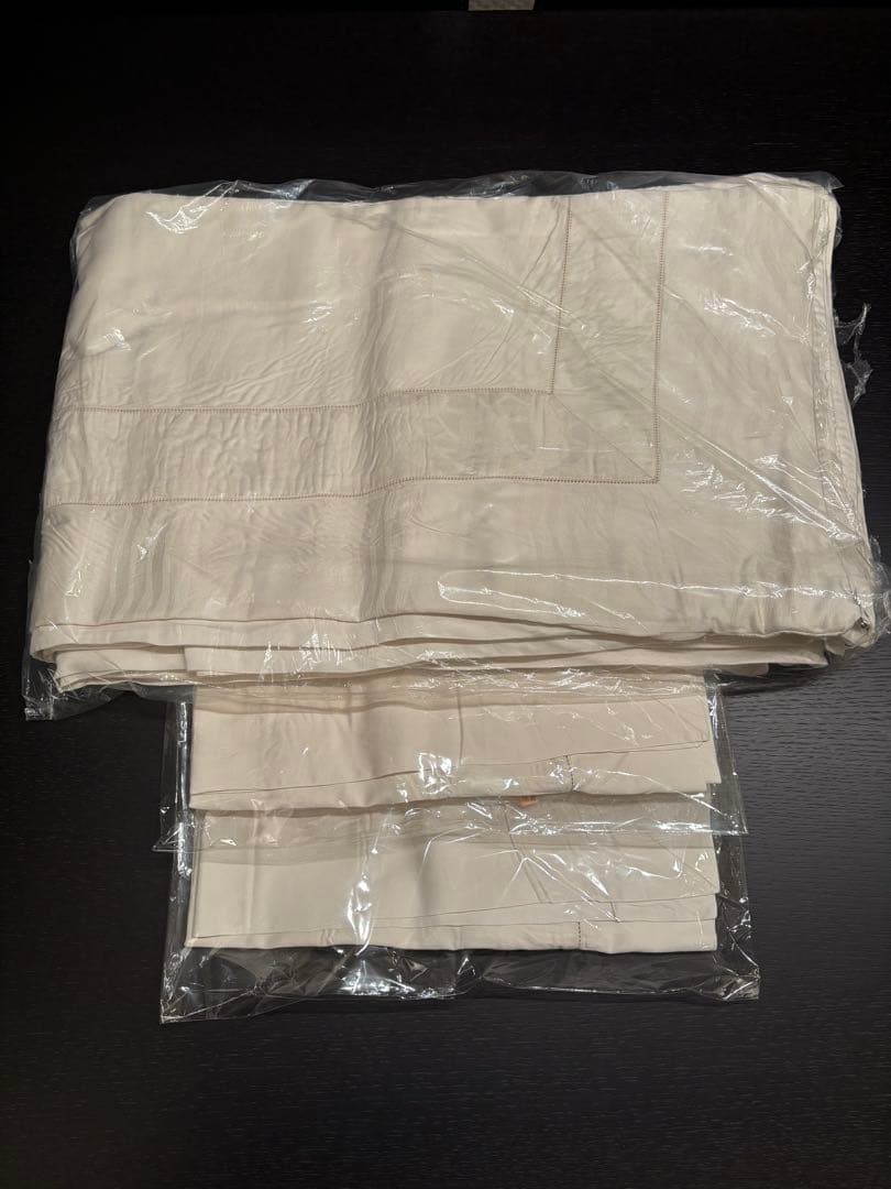 Frette フレッテ　ドゥべカバー／枕カバー2枚のセット、コットン100%