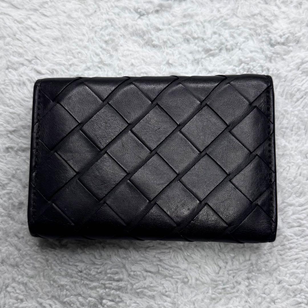 RFID ボッテガヴェネタ キーケース マキシイントレチャート 6連 黒