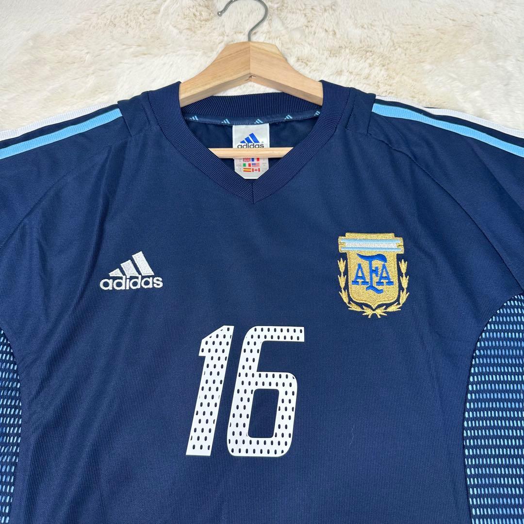 ✨希少4XO✨アディダス アルゼンチン代表 Aimar 16 2002W杯モデル