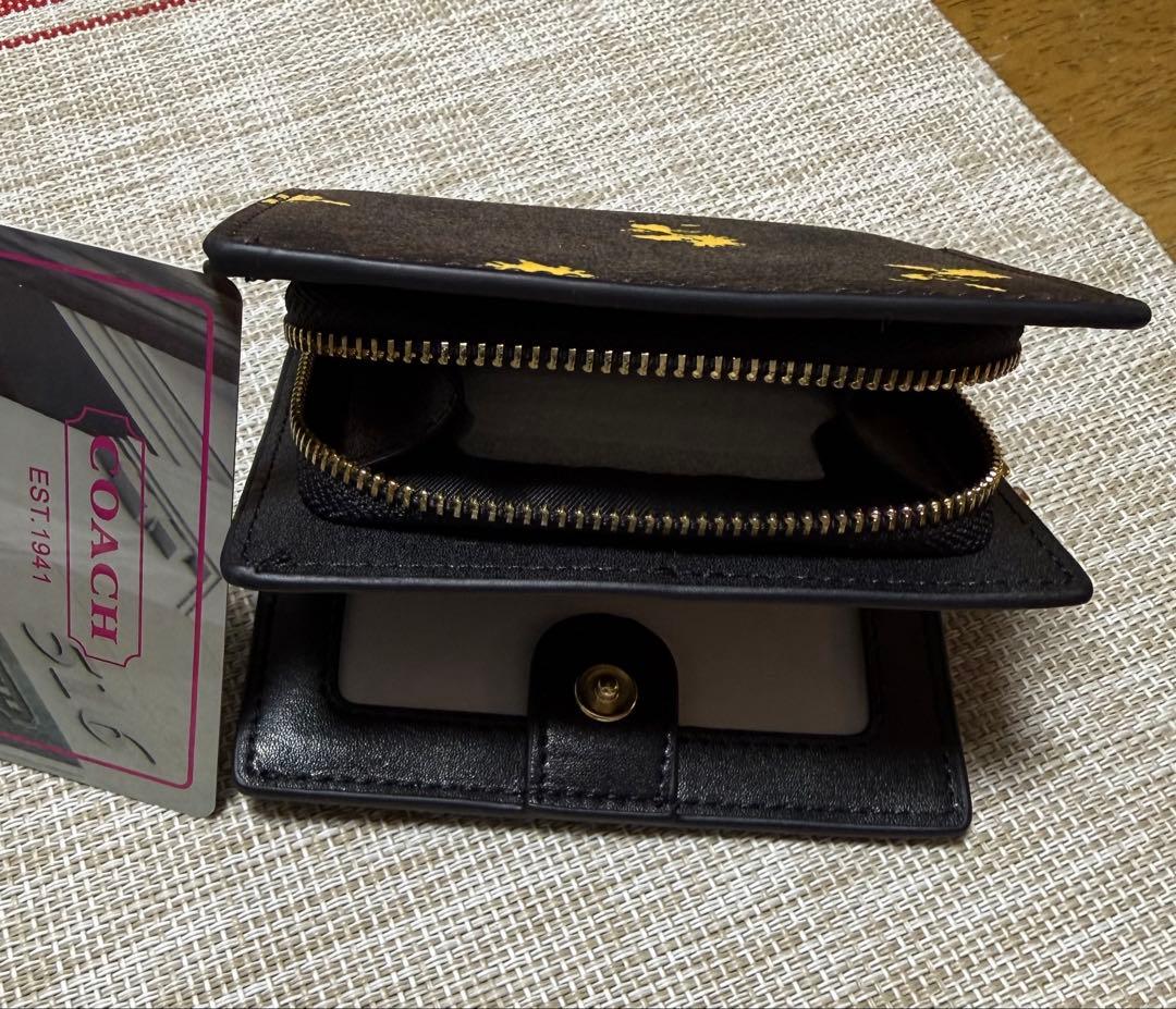 [コーチ] 二つ折り財布 スヌーピーコラボ 未使用