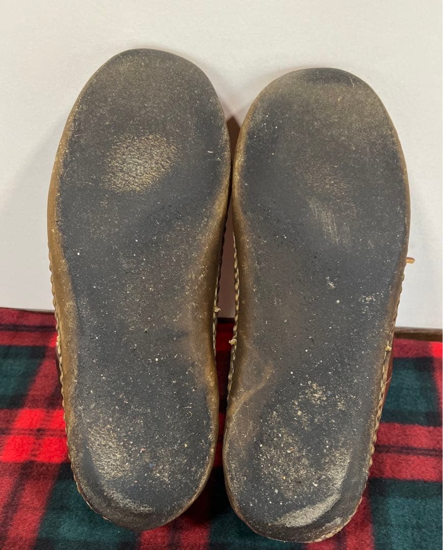 ダブルアールエル RRL ハンドソーンモカシン　10D アメリカ製