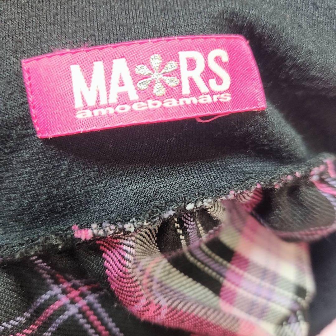 希少レア MARS マーズ ビッグリボンスカート　チェック 平成 Y2K